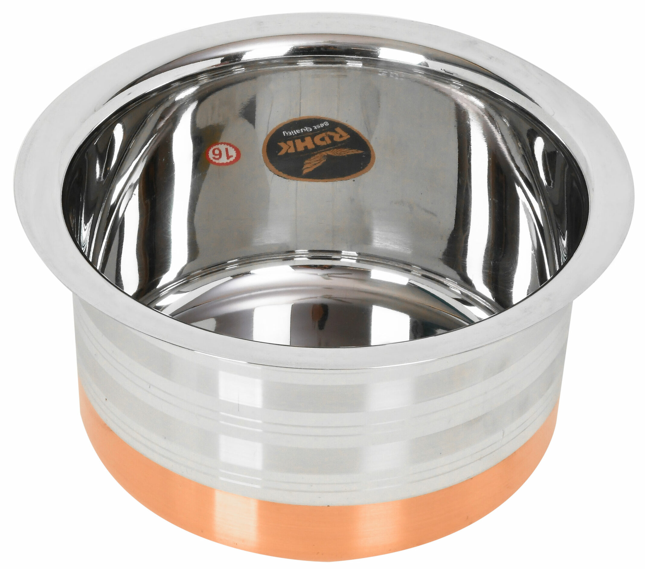 Stainless Steel Copper Base Patila 16 No