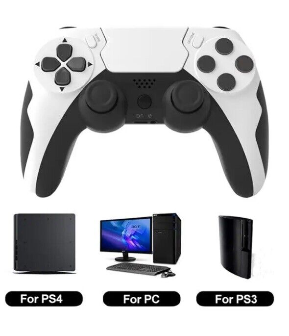 Wireless Gamepad With Six Axis Gyroscope Game Controller For Ps4 Ps3 Console Pc
