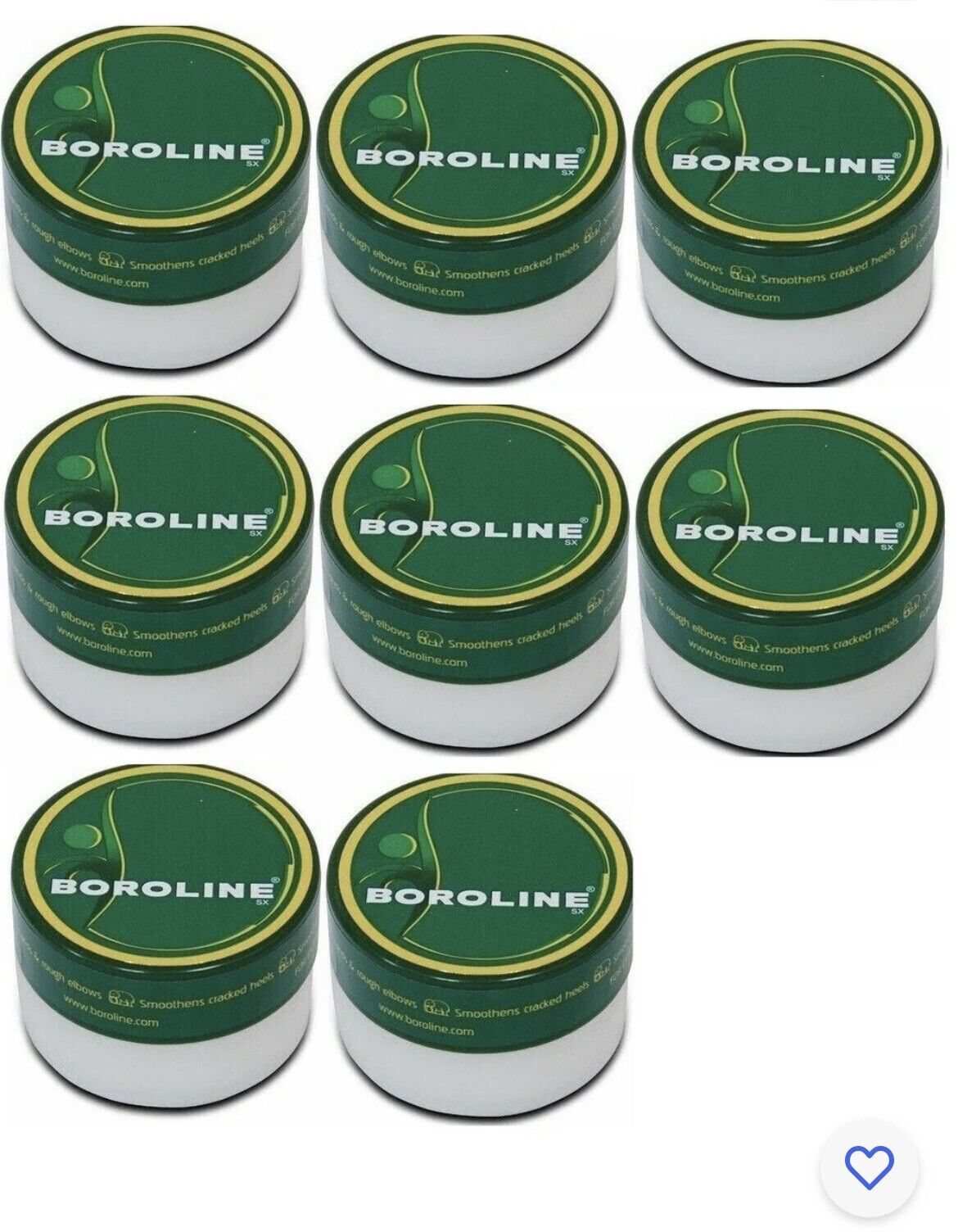 8 Packs x Boroline Antiseptic Ayurvedic Night Repair Cream 40g Each